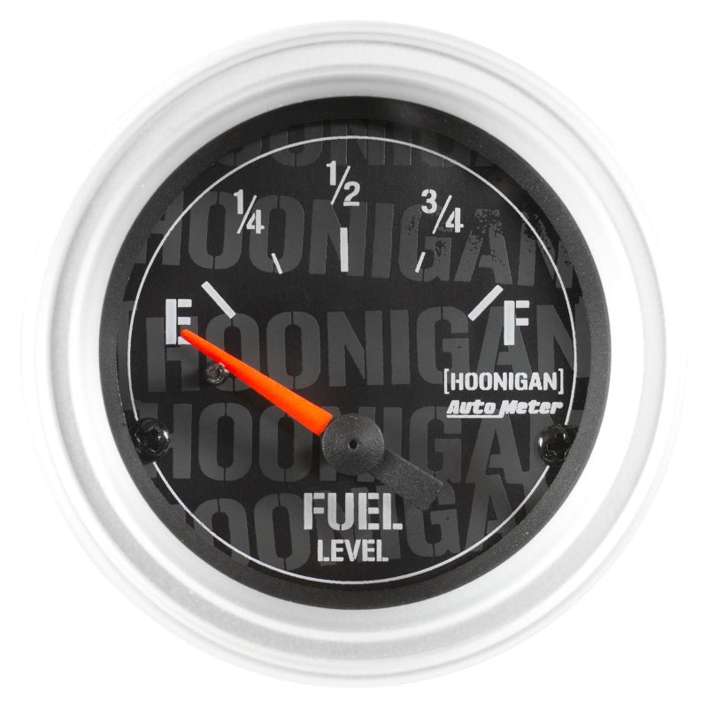 Autometer Hoonigan 52mm 24 Ohm Empty 33 Ohm Full Electronic Fuel Level Gauge - My Store