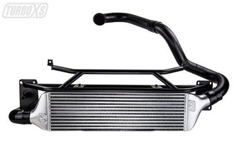 compare product Turbo XS FMIC for 15-16 Subaru WRX - Wrinkle Black Pipes