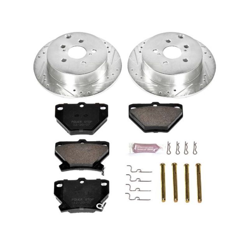 Power Stop 03 - 06 Pontiac Vibe Rear Z23 Evolution Sport Brake Kit - My Store