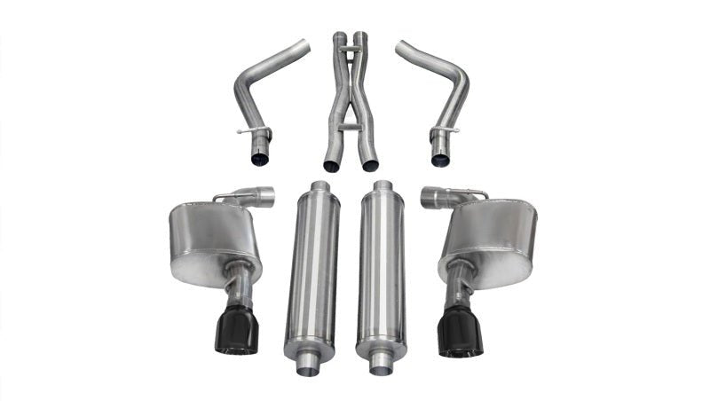 Corsa 2012 - 2014 Dodge Charger SRT - 8 6.4L V8 Black Xtreme Cat - Back Exhaust - My Store