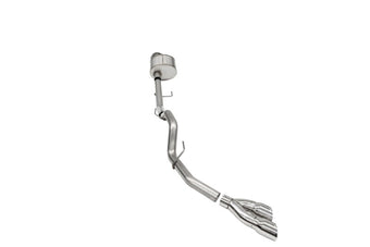 compare product Corsa 2021-2025 Ford F-150 Regular Cab/6.5in Bed 5.0L V8 Xtreme Cat-Back Single Side Exit-Polished