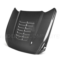 Anderson Composites 15 - 17 Ford Mustang (Excl. GT350/GT350R) Double Sided Type - GT5 Carbon Fiber Hood - My Store