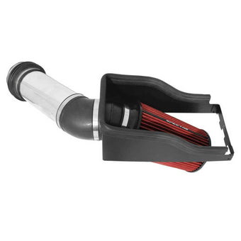 compare product Spectre 99-03 Ford F250/350 V8-7.3L DSL Air Intake Kit - Polished w/Red Filter