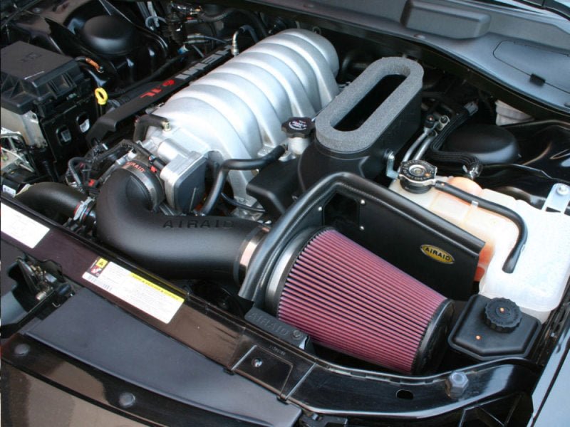 Airaid 06 - 10 Dodge Charger / 08 Magnum SRT8 6.1L Hemi CAD Intake System w/ Tube (Oiled / Red Media) - My Store
