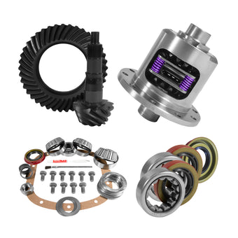 compare product Yukon Gear 7.5in/7.625in GM 3.23 Rear Ring & Pinion Install Kit 28 Spline Positraction Axle Bearings