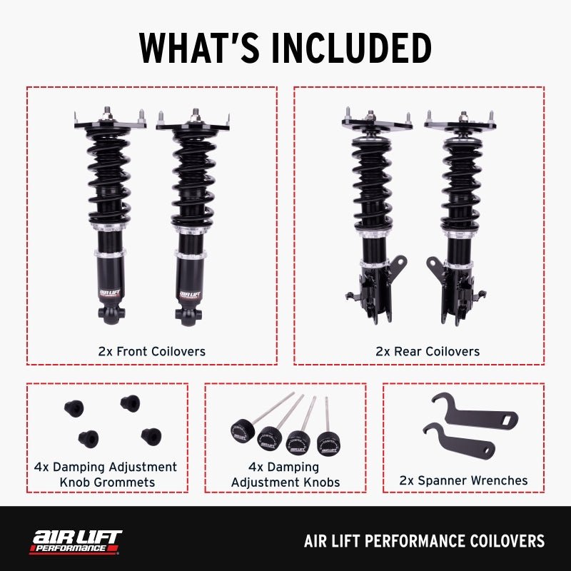 Air Lift Performance 15 - 20 Acura TLX / 13 - 17 Honda Accord Coilover Kit - My Store