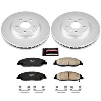 compare product Power Stop 08-14 Cadillac CTS Front Z17 Evolution Geomet Coated Brake Kit