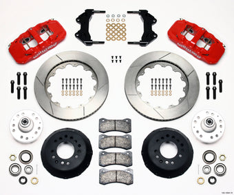compare product Wilwood AERO6 Front Hub Kit 14.00-Red WWE ProSpindle