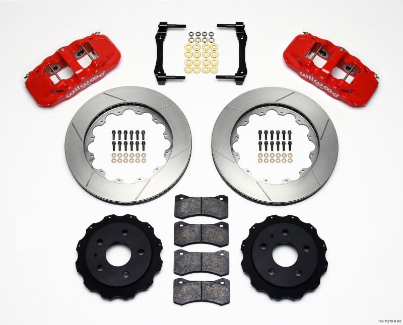 Wilwood AERO4 Rear Kit 14.25in Red 2010 - 2015 Camaro - My Store