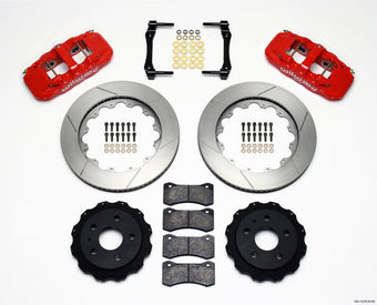 compare product Wilwood AERO4 Rear Kit 14.25in Red 2010-2015 Camaro