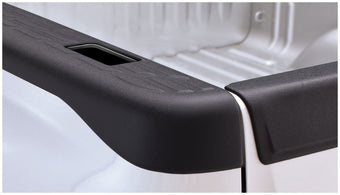 compare product Bushwacker 07-13 GMC Sierra 1500 Fleetside Bed Rail Caps 97.6in Bed - Black