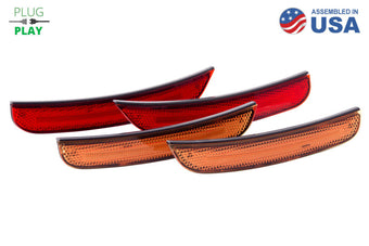 compare product Diode Dynamics 15-21 Dodge Charger LED Sidemarkers - Amber Red (set)