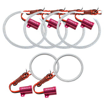 compare product Oracle Dodge Charger 05-10 LED Triple Ring Halo Kit - White
