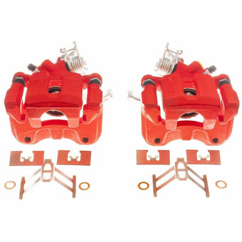 compare product Power Stop 05-07 Honda Accord Rear Red Calipers - Pair