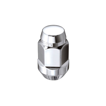 compare product McGard Hex Lug Nut (Cone Seat Bulge Style) M14X1.5 / 22mm Hex / 1.635in. L (Box of 100) - Chrome