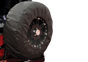 compare product Rampage 1999-2019 Universal Tire Cover With 17 Inch Window - Black Diamond