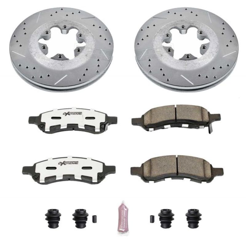 Power Stop 09 - 12 Chevrolet Colorado Front Z26 Street Warrior Brake Kit - My Store