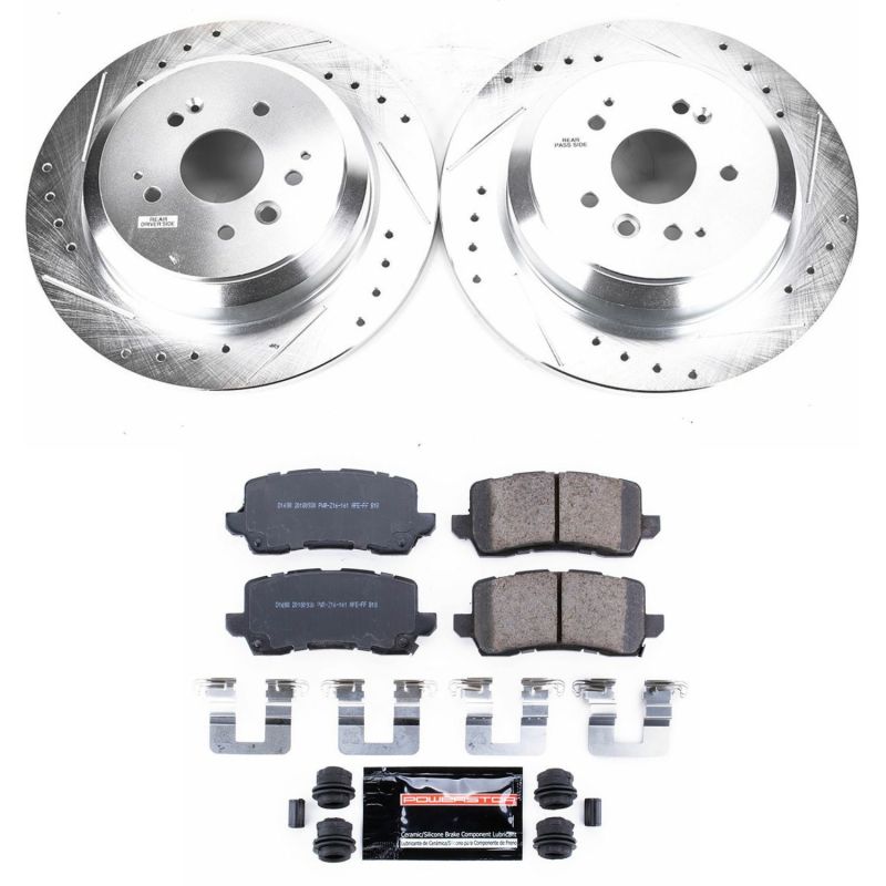 Power Stop 17 - 19 Acura MDX Rear Z23 Evolution Sport Brake Kit - My Store