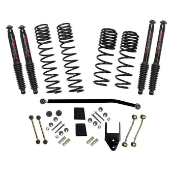compare product Skyjacker 2020 Jeep JL 4WD Diesel 3.5-4in Dual Rate Long Travel Sus Lift Kit w/ Black Max Shocks