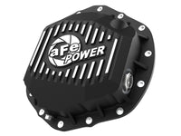 aFe 2020 Chevrolet Silverado 2500 HD Rear Differential Cover Black ; Pro Series w/ Machined Fins - My Store