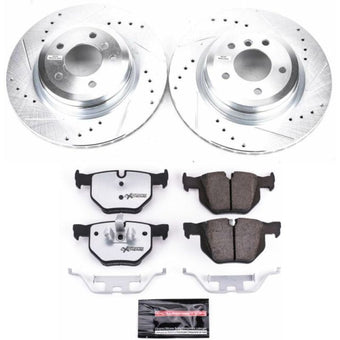 compare product Power Stop 2006 BMW 330i Rear Z26 Street Warrior Brake Kit