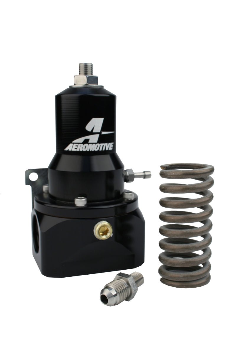 Aeromotive Regulator - 30 - 120 PSI - .500 Valve - 2x AN - 10 Inlets / AN - 10 Bypass - My Store