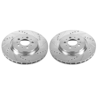 compare product Power Stop 04-07 Volvo S60 Rear Evolution Drilled & Slotted Rotors - Pair