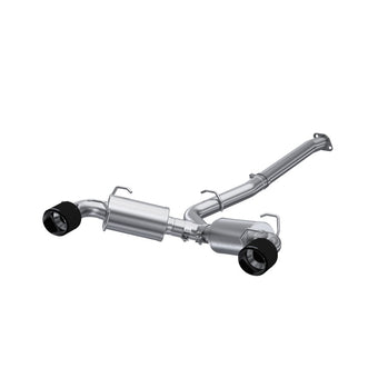 compare product MBRP 13-16 Subaru BRZ 2.0L/ 2.4L 3in Dual Split Rear Cat Back w/CF Tips- T304