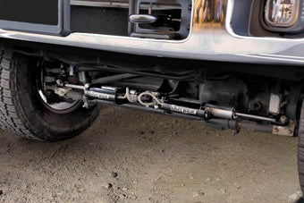compare product Fabtech 05-21 Ford F250/350 4WD Dual Steering Stabilizer System (Opposing Style) w/DL 2.25 Res Shock