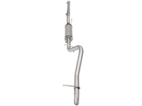 aFe MACHForce XP 2.5in SS - 409 Cat - Back Exhaust 07 - 16 Jeep Wrangler (JK) V6 - 3.6L/3.8L (2 - 4 Door) - My Store