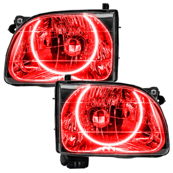 compare product Oracle Lighting 01-04 Toyota Tacoma Pre-Assembled LED Halo Headlights -Red