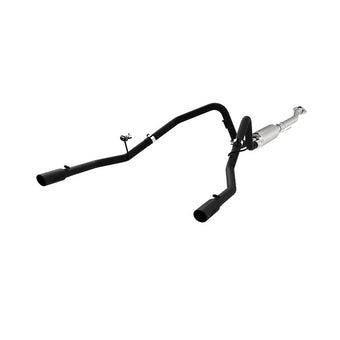 compare product MBRP 11-14 Ford F-150 V6 Ecoboost Black Coated 2.5in Cat-Back Dual Rear Exit Exhaust System