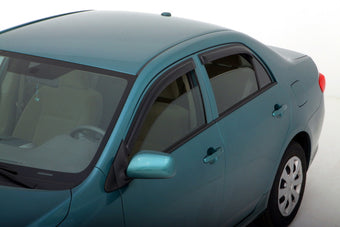 compare product AVS 09-13 Toyota Corolla Ventvisor Outside Mount Window Deflectors 4pc - Smoke