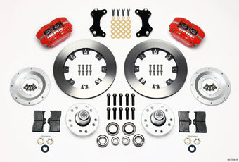 compare product Wilwood Dynapro Dust-Boot Front Kit 12.19in Red WWE ProSpindle