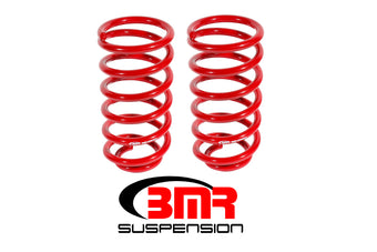 compare product BMR 79-04 Ford Mustang (Ex. 99-04 Mustang Cobras w/ IRS) 1in Drop Rear Lowering Springs - Red
