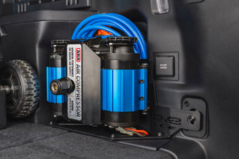 compare product DV8 Offroad 25-26 Toyota 4Runner i-Force MAX Compressor Mount - Micro Texture Black Powder Coat