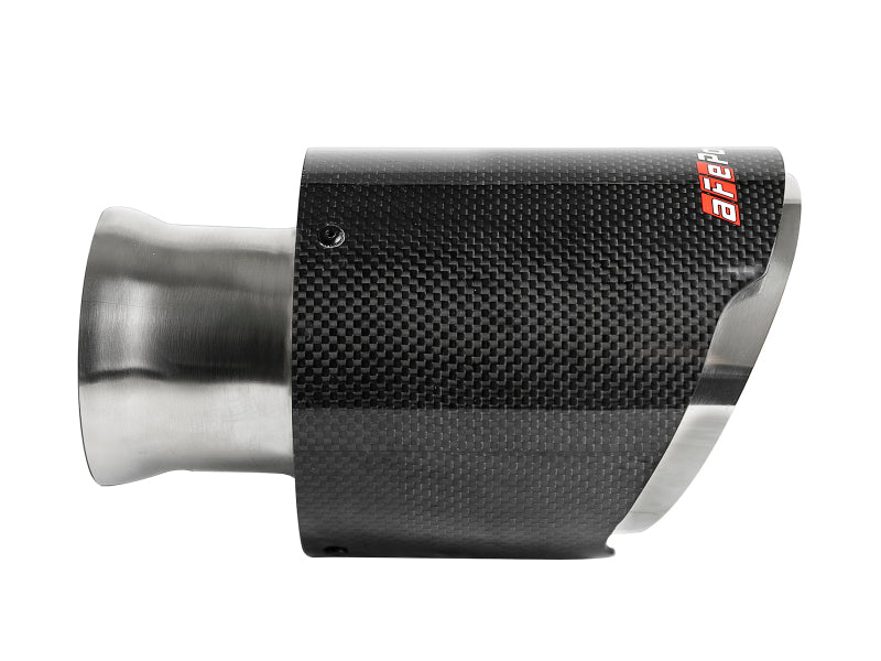 aFe MACH Force - XP 4 - 1/2in Carbon Fiber OE Replacement Exhaust Tips - 15 - 19 Dodge Charger/Hellcat - My Store