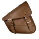 Willie & Max HD Sportsters, Custom Hard Tails Brass Monkey Swingarm Bag Dual Shock - Warm Brown - My Store