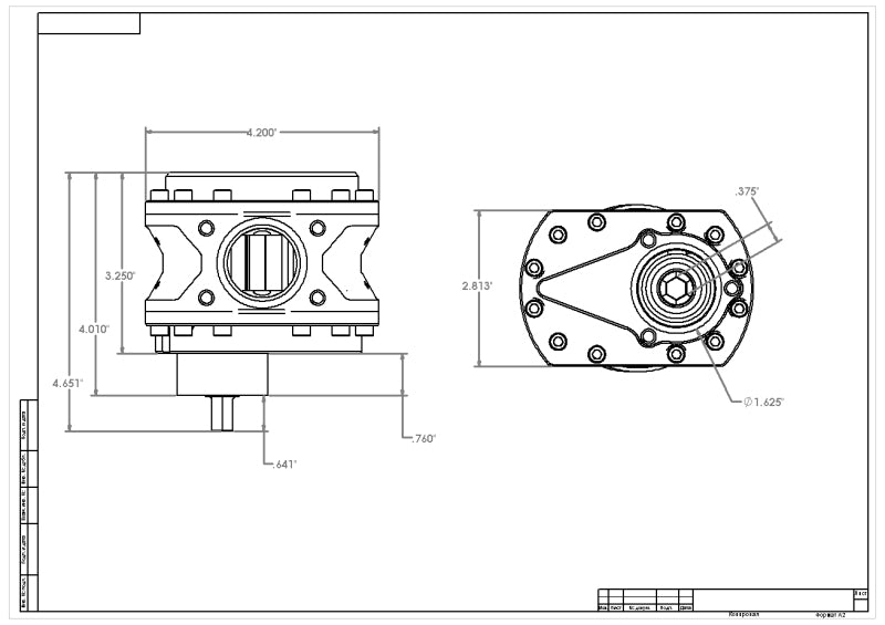 Aeromotive Spur Gear Fuel Pump - 3/8in Hex - .850 Gear - 18gpm - My Store
