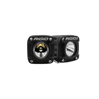 compare product Rigid Industries Revolve Pod w/Amber Trim Ring - Pair
