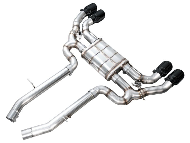 AWE Tuning 20 - 25 BMW X3 M/M Comp (F97) AWD SwitchPath Axle - Back Exhaust - Diamond Black Tips - My Store