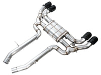 AWE Tuning 20 - 25 BMW X3 M/M Comp (F97) AWD SwitchPath Axle - Back Exhaust - Diamond Black Tips - My Store