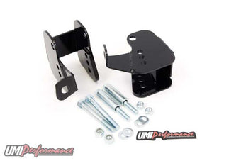 compare product UMI Performance 82-02 GM F-Body Lower Control Arm Relocation Brackets - Bolt-In