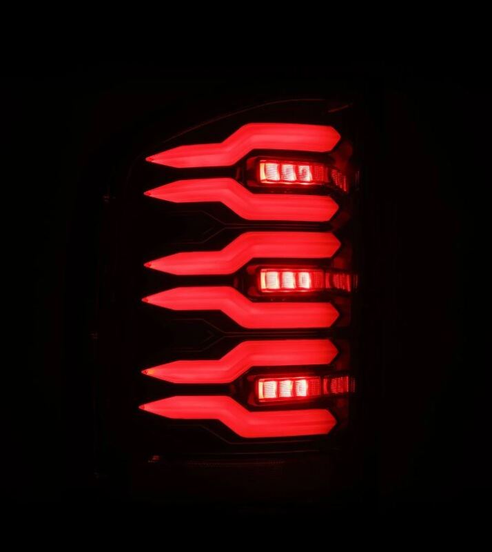 AlphaRex 07 - 13 Chevrolet Silverado 1500 (Ex. Hybrid Models) LUXX - Series LED Tail Lights Alpha - Black - My Store