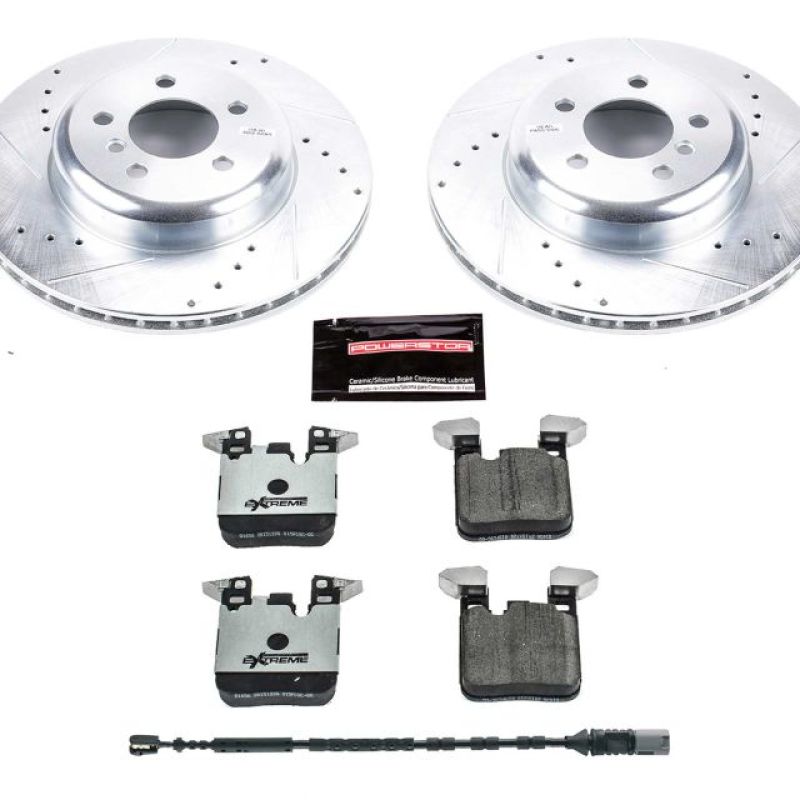Power Stop 16 - 18 BMW 320i xDrive Rear Z26 Street Warrior Brake Kit - My Store