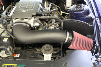 compare product JLT 2010 Ford Mustang GT Black Textured Series 3 Cold Air Intake Kit w/Red Filter - Tune Req