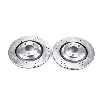compare product Power Stop 05-11 Audi A6 Quattro Rear Evolution Drilled & Slotted Rotors - Pair