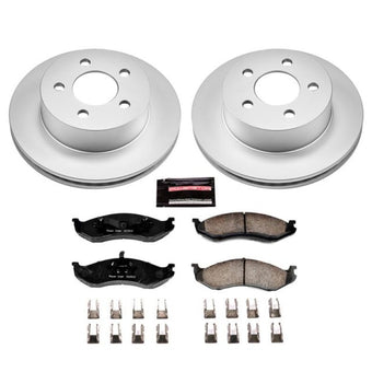 compare product Power Stop 99-01 Jeep Cherokee Front Z17 Evolution Geomet Coated Brake Kit