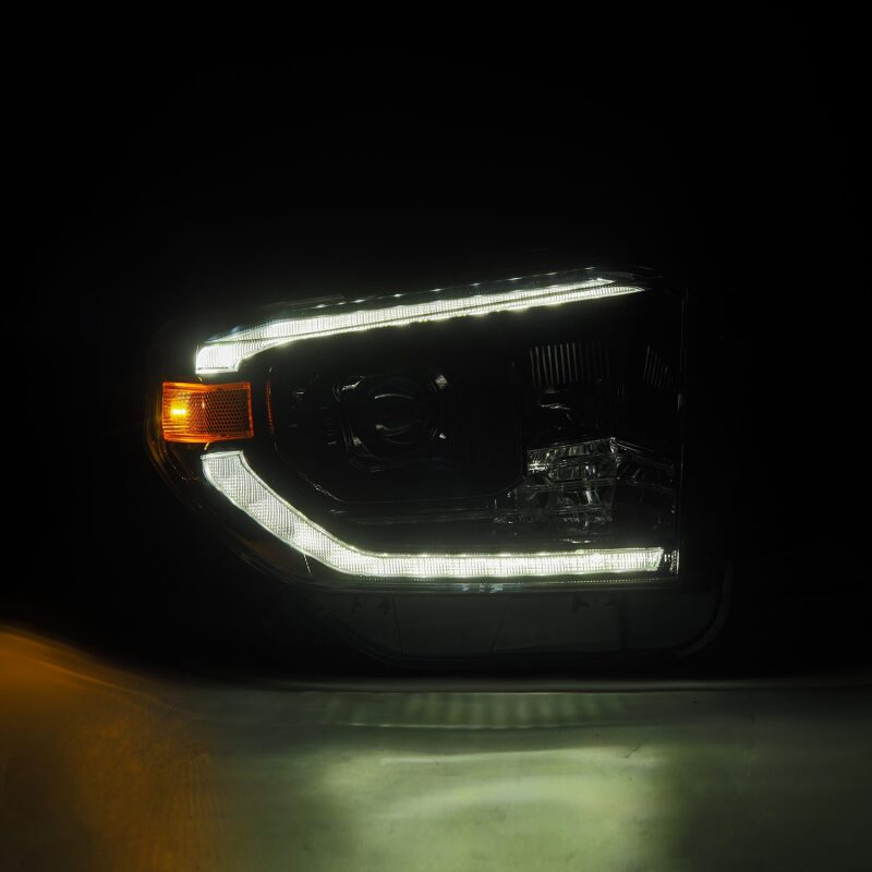 AlphaRex 14 - 21 Toyota Tundra PRO - Series Projector Headlights Black w/Seq. Sig. + DRL - My Store
