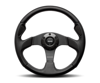 compare product Momo Jet Steering Wheel 350 mm -  Black AirLeather/Black Spokes